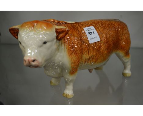 Pottery model of a bull.