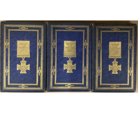 1861 Medals of British Army 3 volume set Crimea, Egypt, India by Thomas Carter. (D)