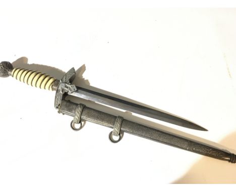 A German Luftwaffe officers presentation dagger the blade with makers marks good condition.