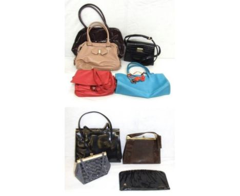 Ladies Vintage & Other Handbags incl. Van Dal, Japelle by Shilton, M&S, Primhide, Nathalie Andersen, Mandara Spa etc. (9) 
