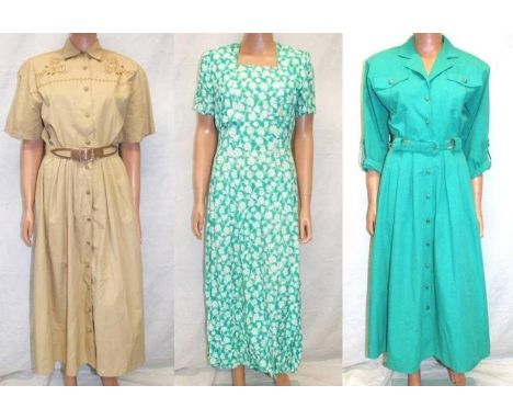 3 Ladies Vintage Dresses, all labelled Shubette (3) 