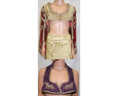 2 Vintage Middle Eastern/Asian Bolero Jackets (2) 