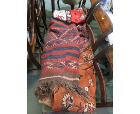 KILIM TAPESTRY, 1 similar and 1 other rug 