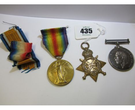 WORLD WAR I TRIO, to 845511 W R Bates BLK.RN of War & Defence medal and 1914-15 Star