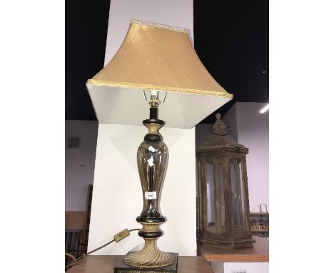 MODERN GLASS  TABLE LAMP