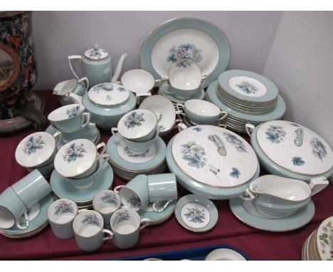 Royal Worcester 'Woodland' Dinner, Tea and Coffee Service, over eighty pieces including tea and coffee pots, tureens, etc.