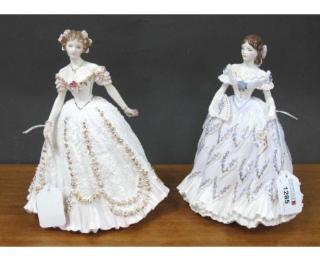 Royal Worcester Figurines, 'The Last Waltz' and 'Sweetest Valentine'. (2).