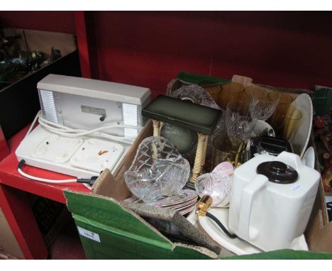 Goblin Teasmade, cut glass, basket, tea service, etc:- One Box.