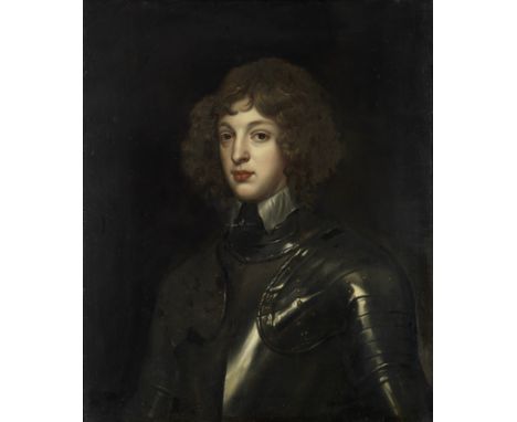 Follower of Sir Peter Lely (British, 1618-1680)Portrait of a young man in armour oil on canvas77.2 x 63.5cm (30 3/8 x 25in).F