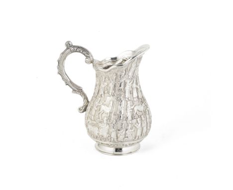 A collection of silver itemsvarious maker's and datesComprising: a Persian silver jug, unmarked, probably 20th century, Achae