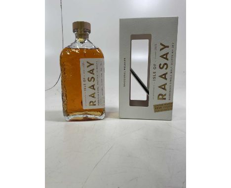 Isle of Raasay, Hebridean Single Malt Scotch Whisky, Limited Inaugural Release 2020, 52% ABV, cased and with all its original