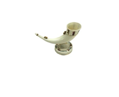 Of Winchester Interest:  a W H Goss porcelain replica of the Warders Horn Winchester Castle A.D. 1300, published by A.L Henty