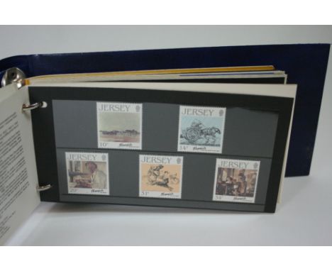 Jersey Channel Islands stamps - a large collection of Presentation packs, mini sheets, sets of stamps, first day covers, some