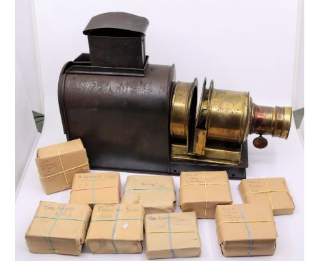 Magic lantern and large qty of slides (qty)&nbsp;