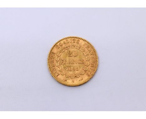 A French 1898, 20 Franc gold coin