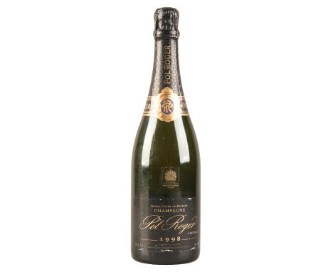 POL ROGER VINTAGE CHAMPAGNE 1998one 75cl bottle