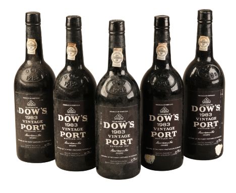 DOW'S VINTAGE PORT 1998five 75cl bottles (5)