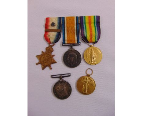 A quantity of Military medals to include Victorian Afghanistan Campaign 1878-79-80 attributed to 4928 G.W. Lincoln L/S.R.A,  