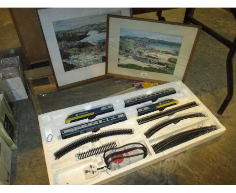 Lima Intercity 125 Train Set, along with 2 May Beale Watercolours