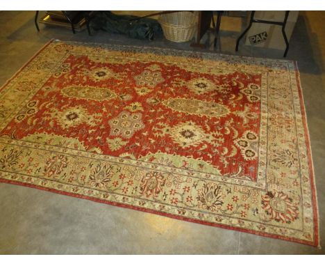 Afghan Wool Carpet, 282x198cm