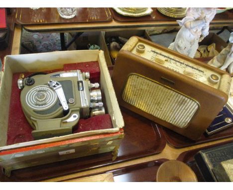 Dynatron Nomad Radio and Eumig C16 Cine Camera