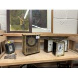 Mixed Lot: Various mantel clocks