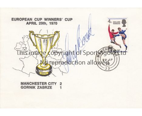 MAN CITY - GORNIK 1970  First Day Cover, Manchester City v Gornik Zabrze, European Cup-Winners Cup Final, 29/4/70, played in 