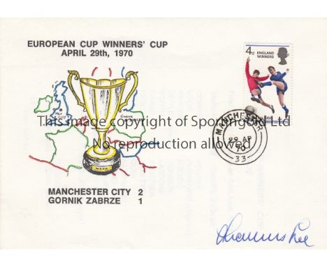 MAN CITY - GORNIK 1970  First Day Cover, Manchester City v Gornik Zabrze, European Cup-Winners Cup Final, 29/4/70, played in 