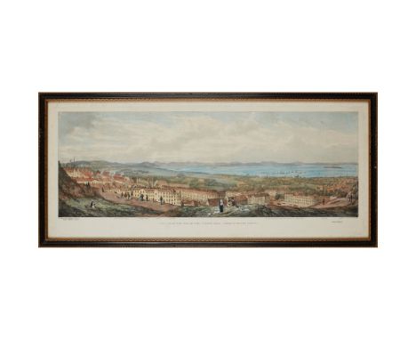 Edinburgh - Stewart Mary Four hand coloured lithographed views of Edinburgh comprising: View from the top of the Calton Hill,