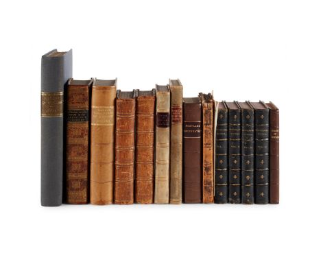 Scottish History 15 books, comprising Lesley, John The History of Scotland. Edinburgh: The Bannatyne Club, 1830. 4to, portrai