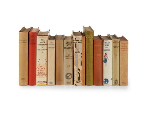 1930's Literature 13 volumes, including Aldington, Richard The Colonel's Daughter. 1931, number 134 of 210 copies signed by t