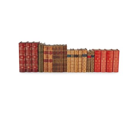 Leather Bound Literature A Large Collection Thackeray, William Makepeace The Prose Works. London: J.M. Dent &amp; Co., 1901-1