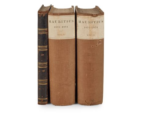 [Stanmore, Arthur Hamilton-Gordon, Baron, 1829-1912] Mauritius. Records of Private and of Public Edinburgh: Printed by R. &am