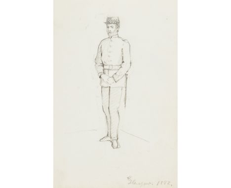 Hubert Paton, Waller (1863-1940) Two sketch books the first 10 x 14cm, containing 19 simple pencil sketches, mostly Scottish 