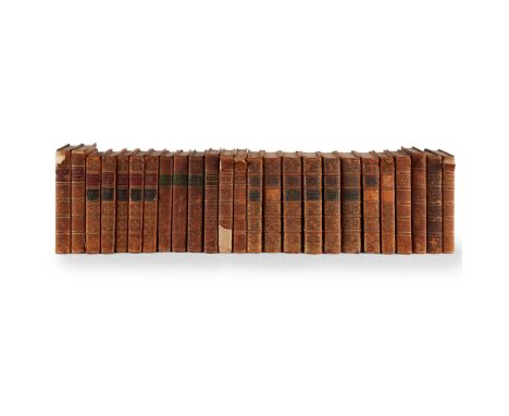 Leather bindings, a large quantity including Burton, R. The Anatomy of Melancholy. 1806, 2 volumes, contemporary calf; McCull