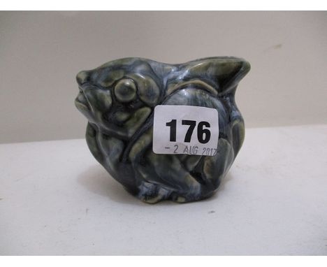 A Royal Doulton stoneware model of a crouching rabbit, marks to base, 2 6/8h x 3 2/8 l