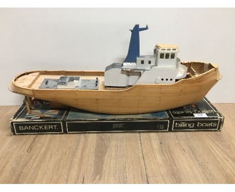 VINTAGE PART BUILD BILLING BOATS MODEL DENMARK