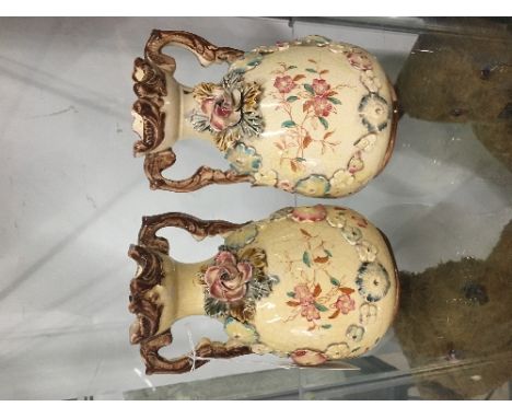 1 PAIR VINTAGE VASES