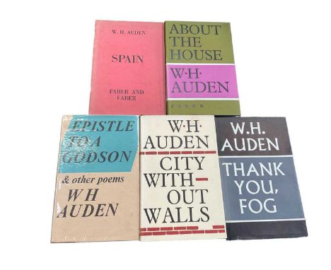 W. H. Auden - Spain, 1937 First edition, together with four other titles