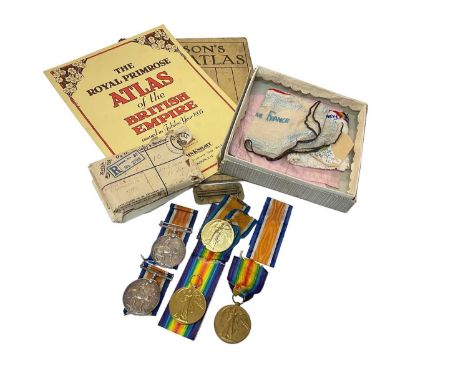 First World War pair comprising War and Victory medals named to 5321 PTE. C. H. Webb. 3 - Lond. R., another pair named to 498
