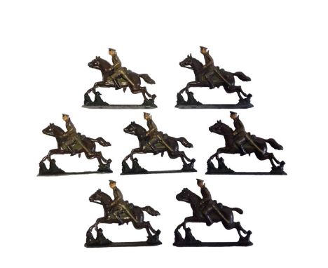 Flat painted diecast WWI British Army Cavalry (7)