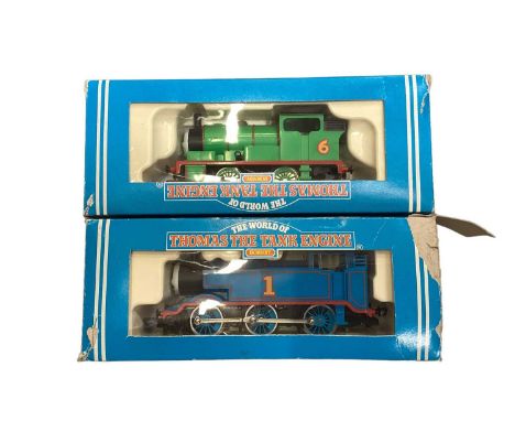 Railway Hornby Thomas the Tank Engine Thomas, Percy &amp; Toby Locomotives, various circus wagons, plus two unboxed coaches