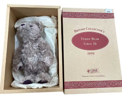 Steiff bear No. 660047 with box and certificate.