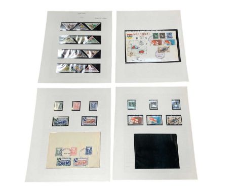 Stamps selection of Channel Islands including Herm Island local issues 1949 onwards mint and first day covers, Jersey bus tic