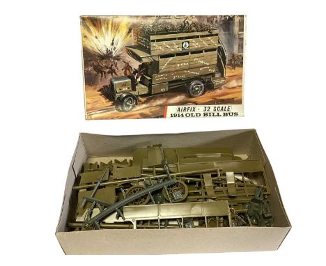Airfix 1:32 Scale Red Stripe Series 5 1914 Old Bill Bus (Green Plastic Version) &amp; Series 5 1914 Old Bill Bus (with Option