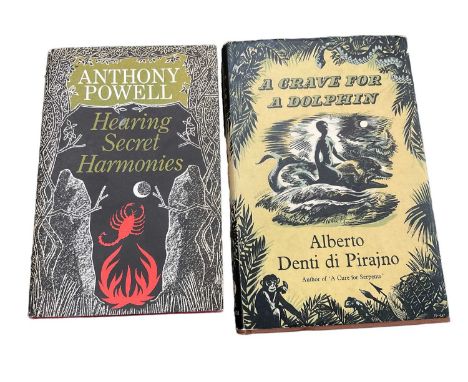 Two books - Anthony Powell 'Hearing Secret Harmonies' first edition, 1975, and Alberto Denti di Pirajno 'A Grave for a Dolphi