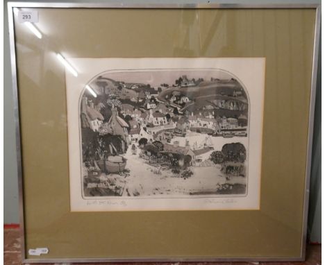 L/E and signed print - Port St Ruan by Graham Clarke 