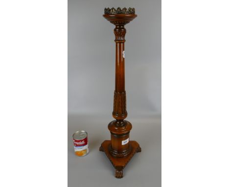 Large carved candlestick 
