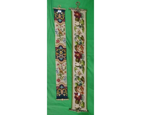 Pair of tapestry wall hangings 