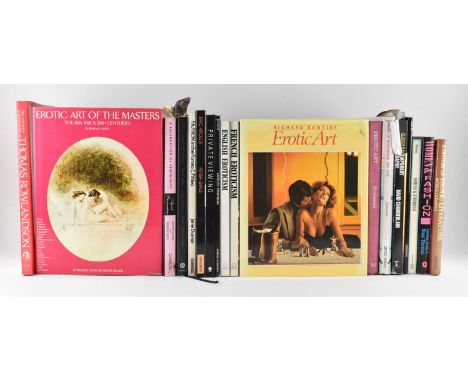 Erotica, fashion &amp; sex interest. A collection of vintage 20th century hardback books mostly in dust wrappers. The lot to 